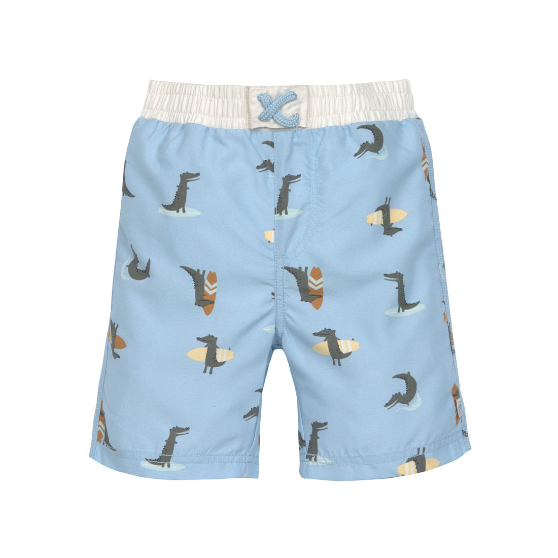 Lässig-Badehose-Krokodil-blau
