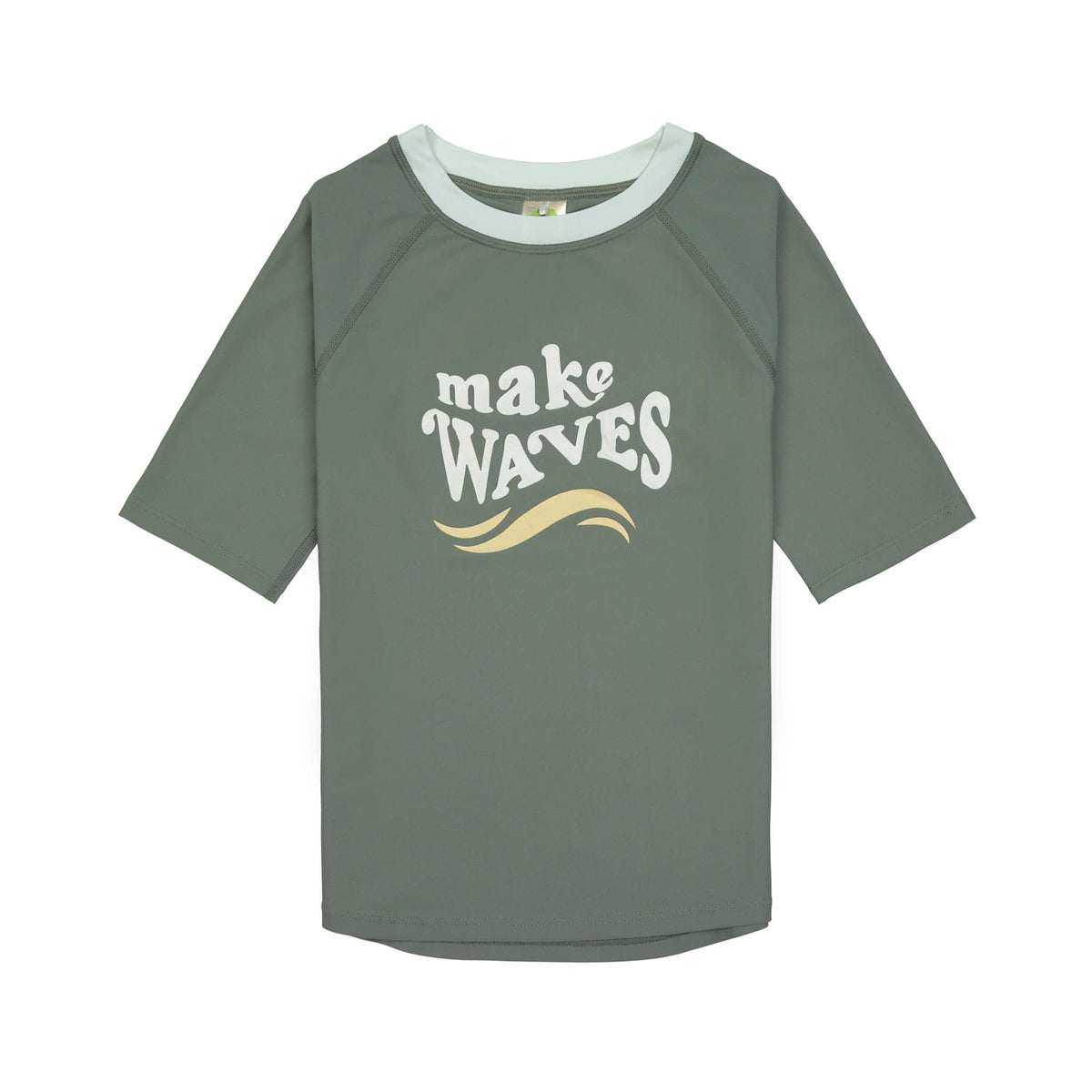 Lässig-badeshirt-grün-makewaves