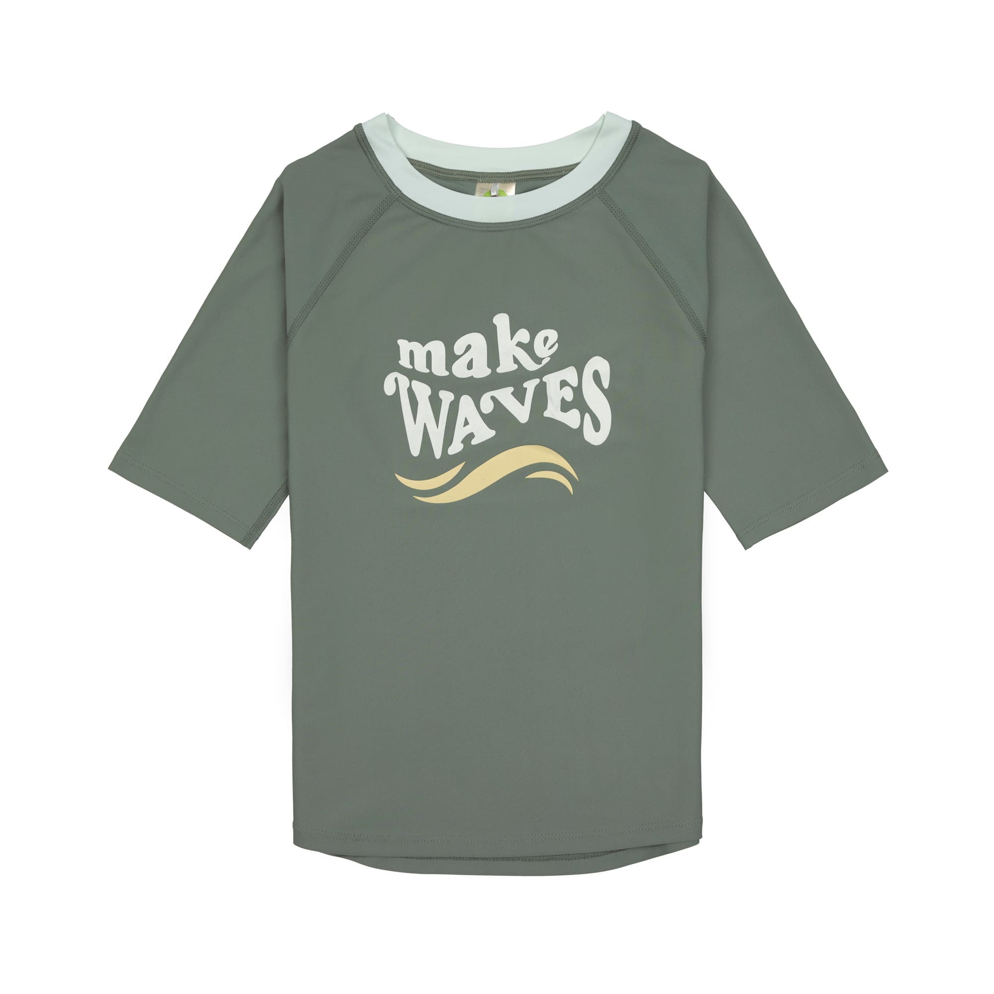 Lässig-badeshirt-grün-makewaves
