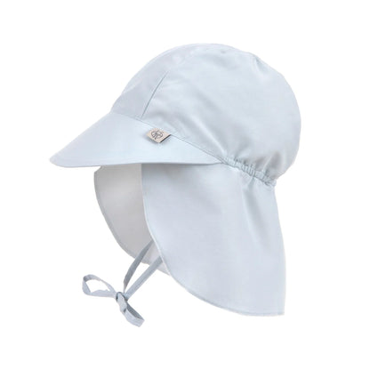 Lässig - Baby Sonnenkappe UV-Schutz hellblau