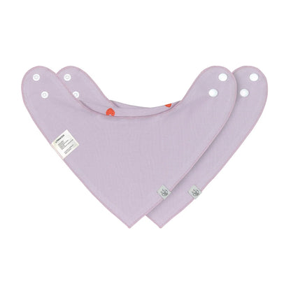 Lässig - Baby Dreieckstuch 2er-Set Happy Rascals Herz (bio)