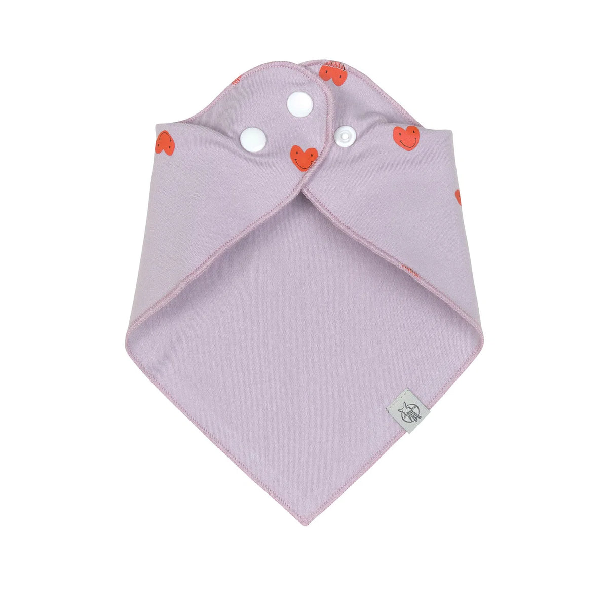 Lässig - Baby Dreieckstuch 2er-Set Happy Rascals Herz (bio)