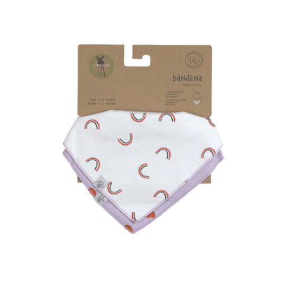 Lässig - Baby Dreieckstuch 2er-Set Happy Rascals Herz (bio)