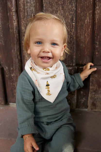 Lässig - Baby Dreieckstuch 2er-Set Little Mateys Spicy Orange (bio)