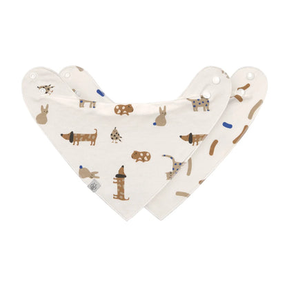 Lässig - Baby Dreieckstuch 2er-Set Little Mateys Royal Blau (bio)