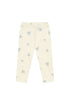 Leevje - Leggings "Birds" für Babys/Mädchen beige - clean