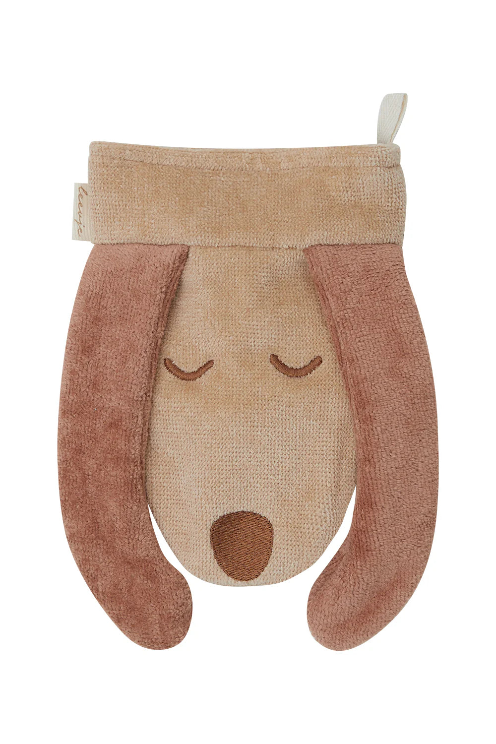 Leevje - Baby/ Kinder Waschlappen Bio-Baumwolle Dackel