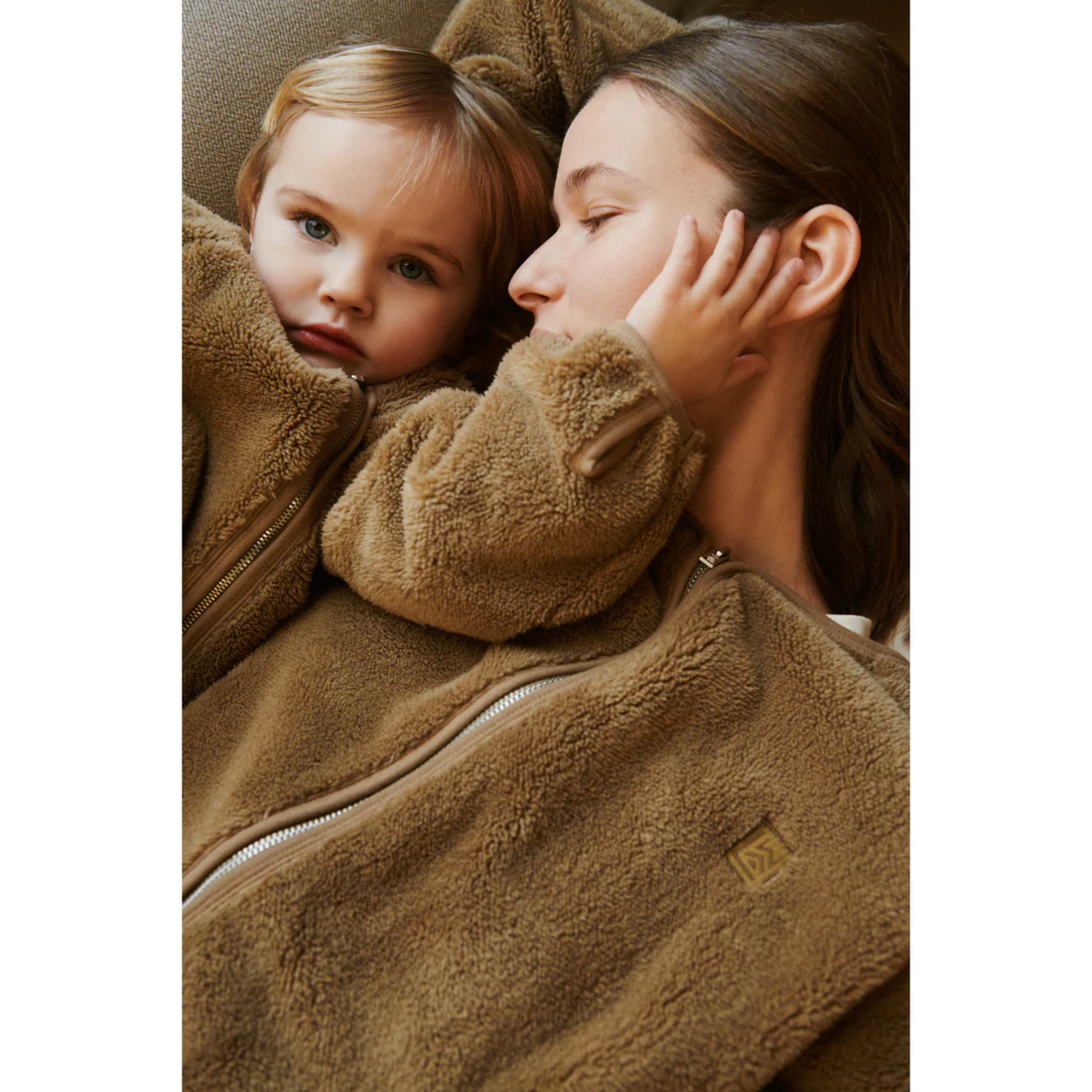 Liewood - Fleecejacke Calina braun MINI & ME
