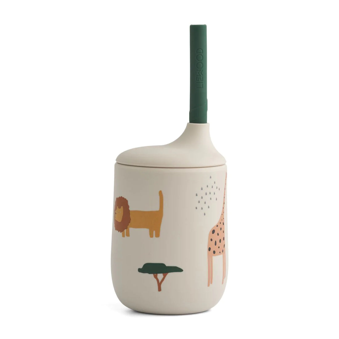 Liewood - Trinklernbecher mit Trinkhalm Safari - AURYN Shop