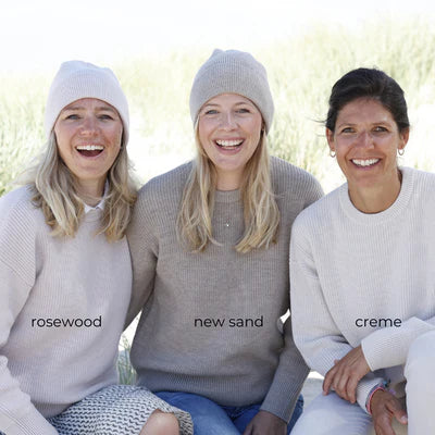 Lille Toni - Damen Pullover "Meike" beige aus Merinowolle in unterschiedlichen Farben