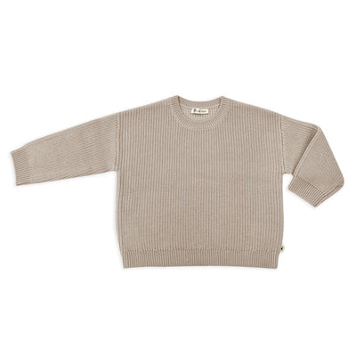 Lille Toni - Kinder Pullover "Paul" braun für Jungen &amp; Mädchen aus Merinowolle