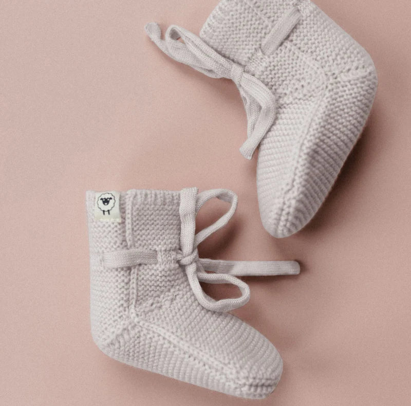 Lille Toni - Babyschuhe "Toni" beige aus Merinowolle