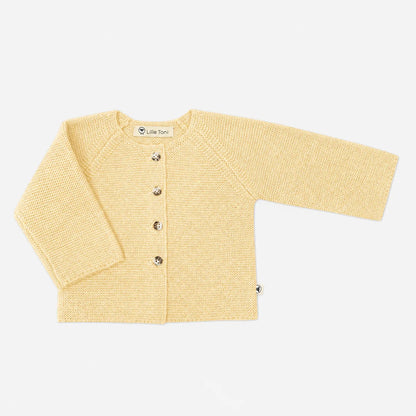 Baby Strickjacke "Emil" gelb