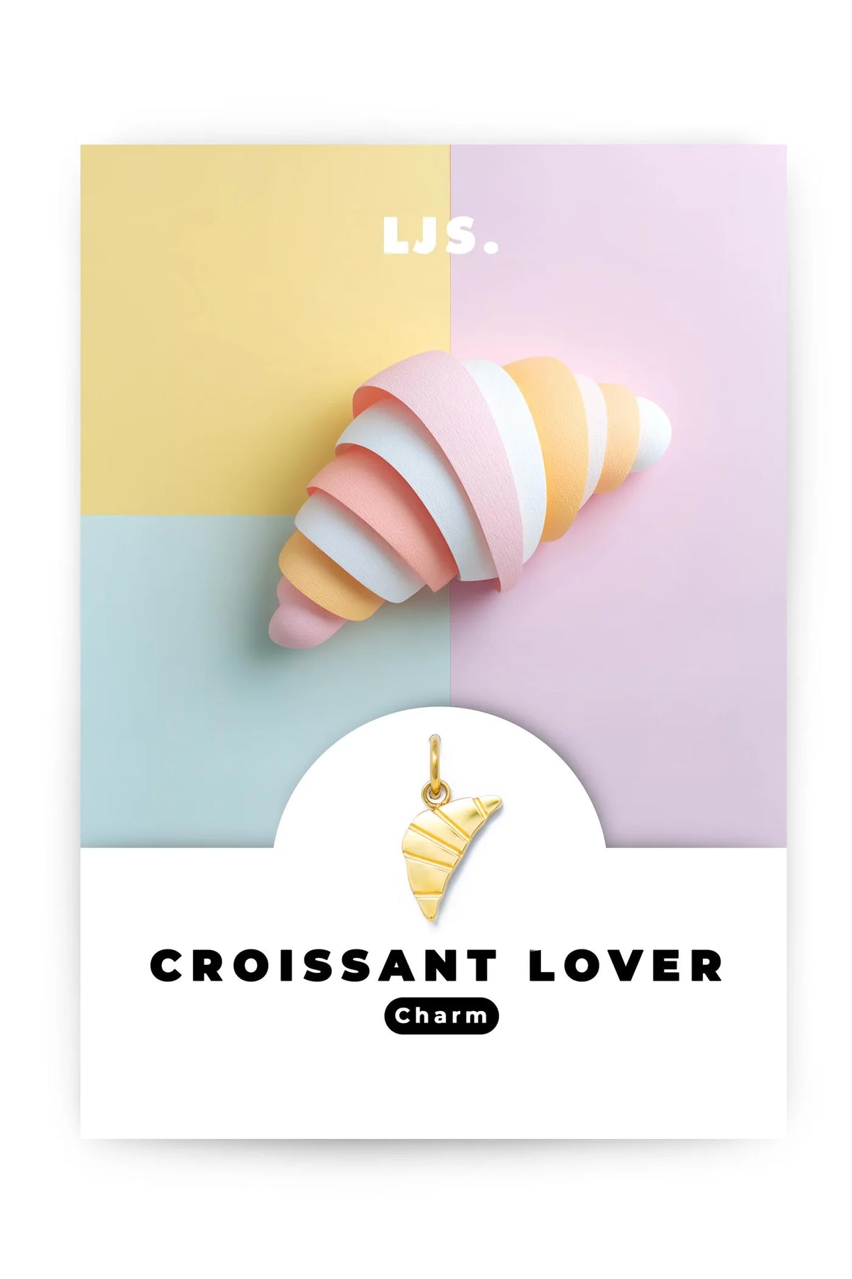 Little Jewellery Story - Kettenanhänger CROISSANT LOVER gold - AURYN Shop