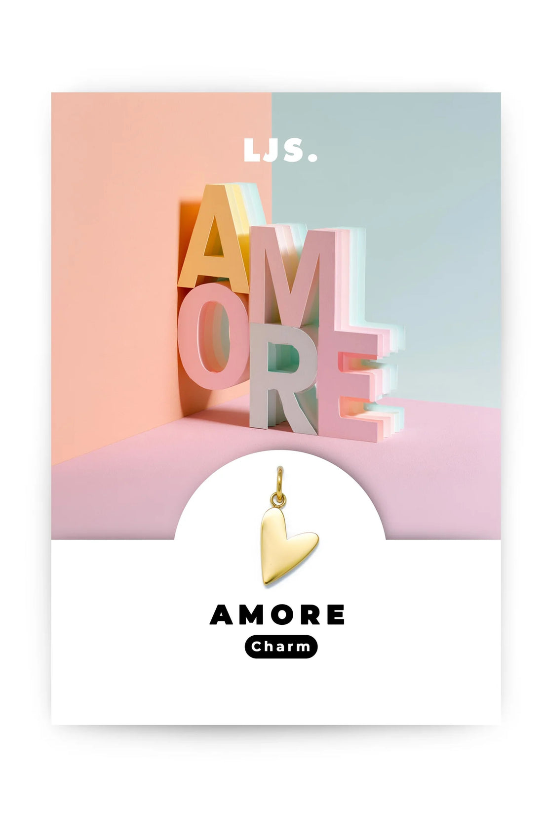 Little Jewellery Story - Kettenanhänger AMORE gold
