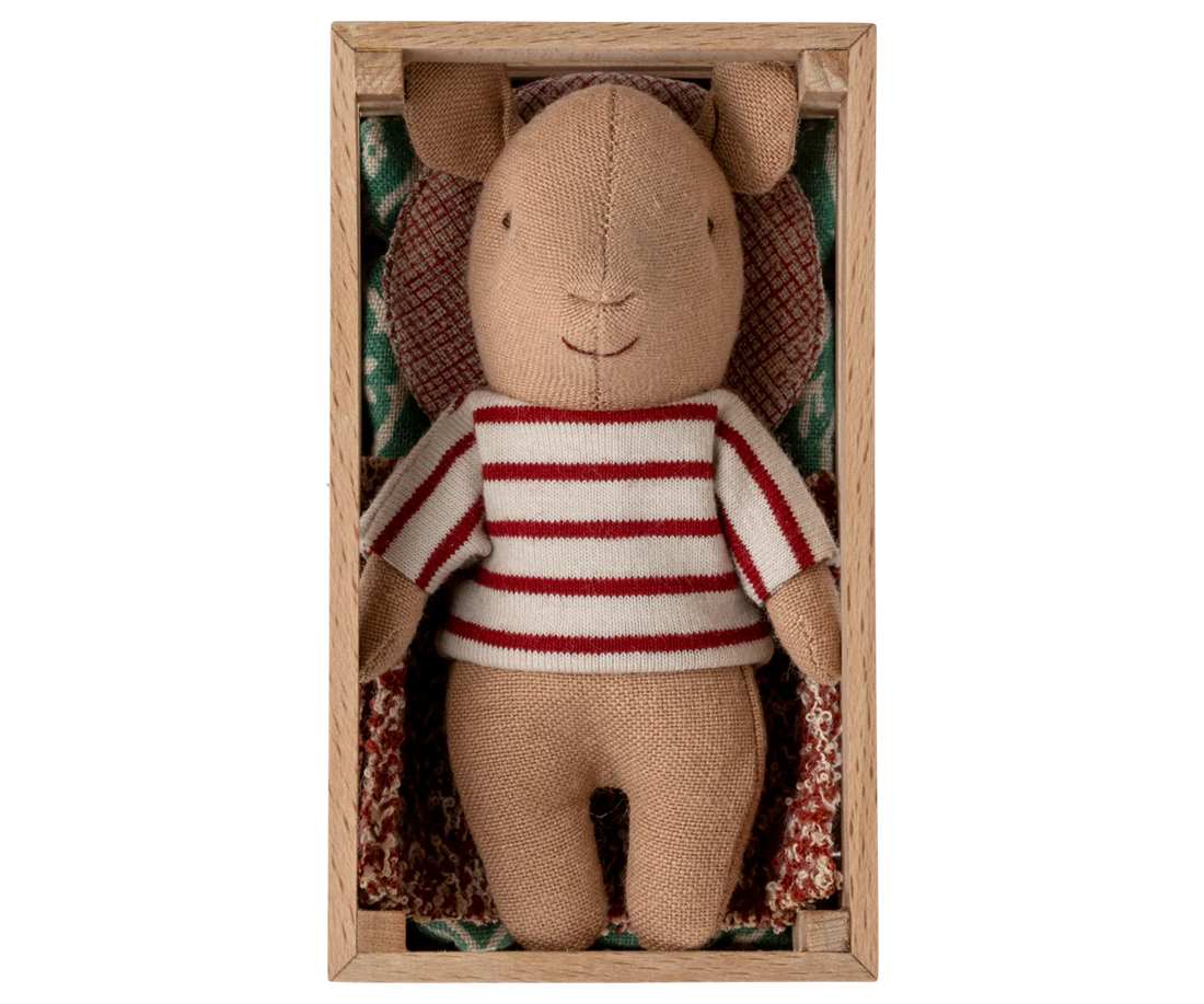 Maileg -  Stofftier Schwein in der Box Mädchen