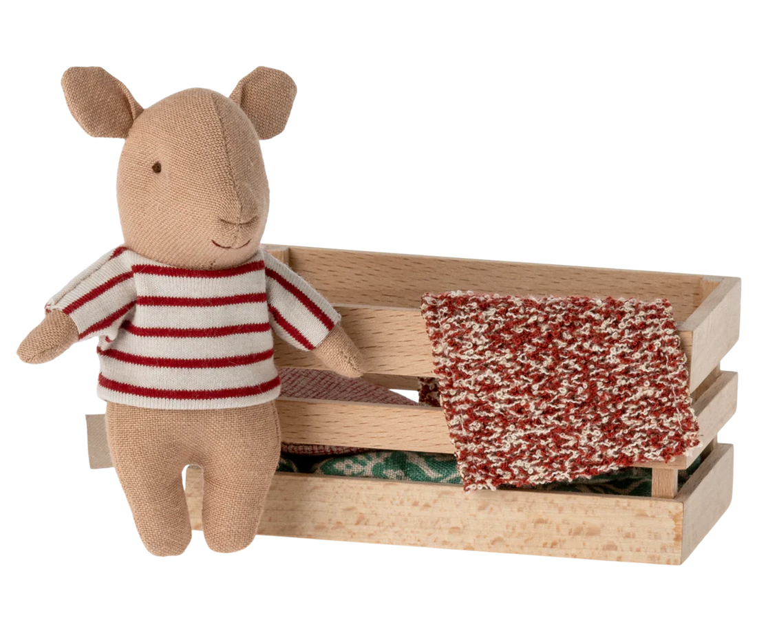 Maileg -  Stofftier Schwein in der Box Mädchen