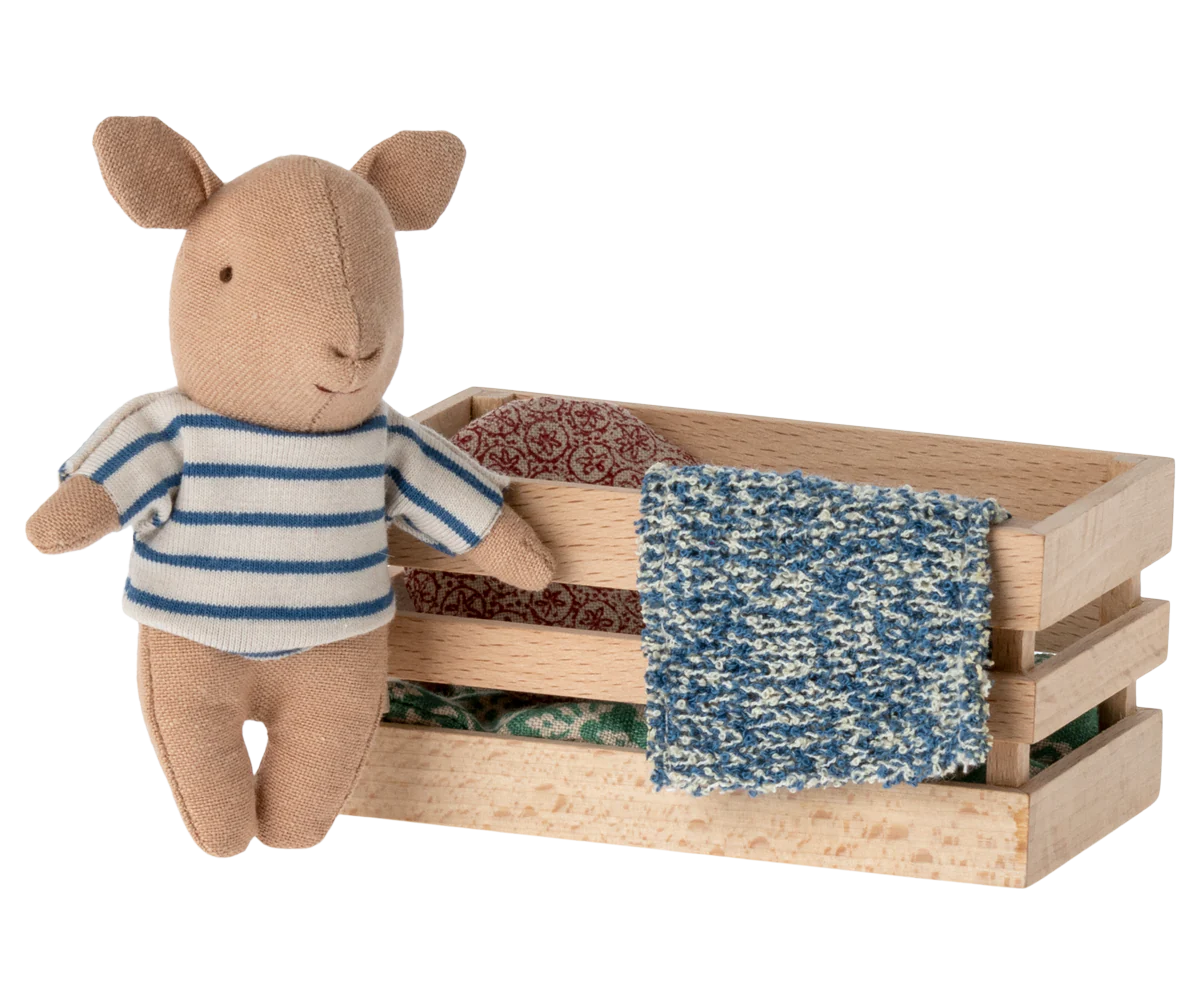 Maileg -  Stofftier Schwein in der Box Junge