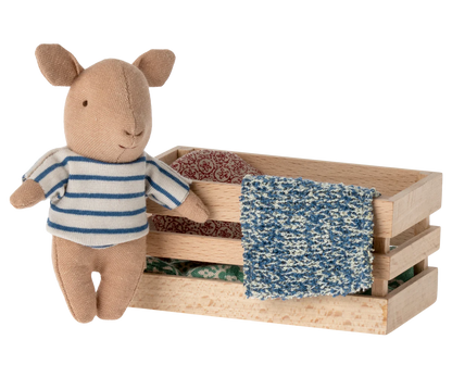 Maileg -  Stofftier Schwein in der Box Junge