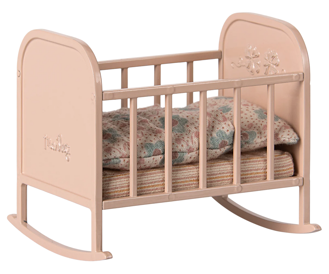 Maileg - Babywiege für Mäuse rosa