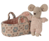 Maileg - Babymaus in der Tragentasche rosa