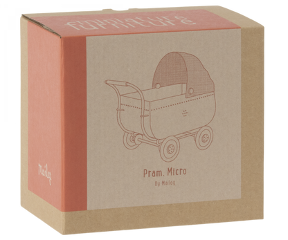Maileg - Vintage Kinderwagen micro coral