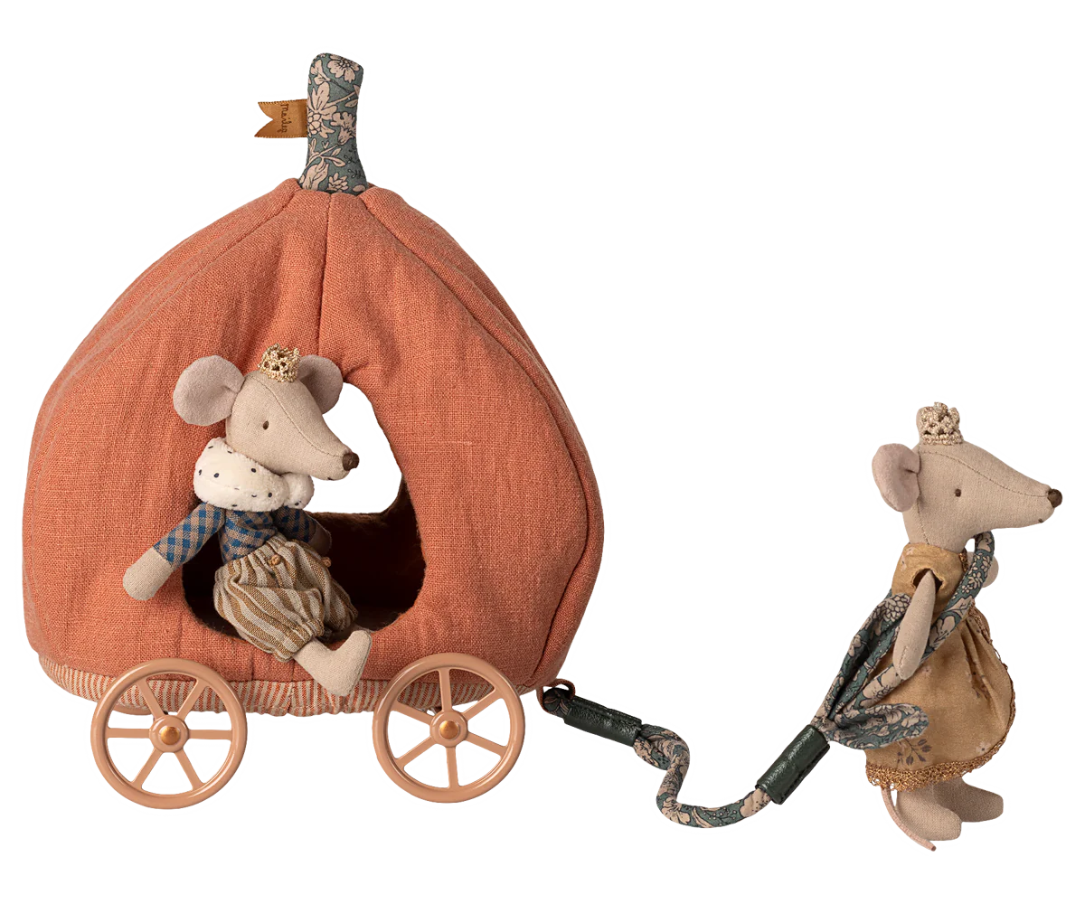 Maileg -  Kürbiswagen Maus