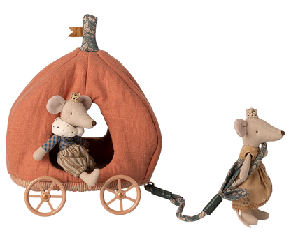 Maileg -  Kürbiswagen Maus