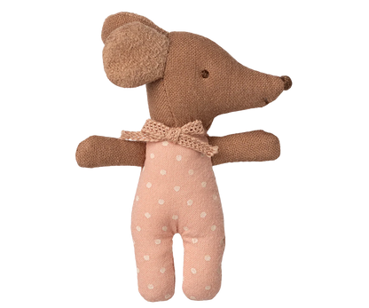 Maileg - Schläfrige Babymaus in Streichholzschachtel rosa