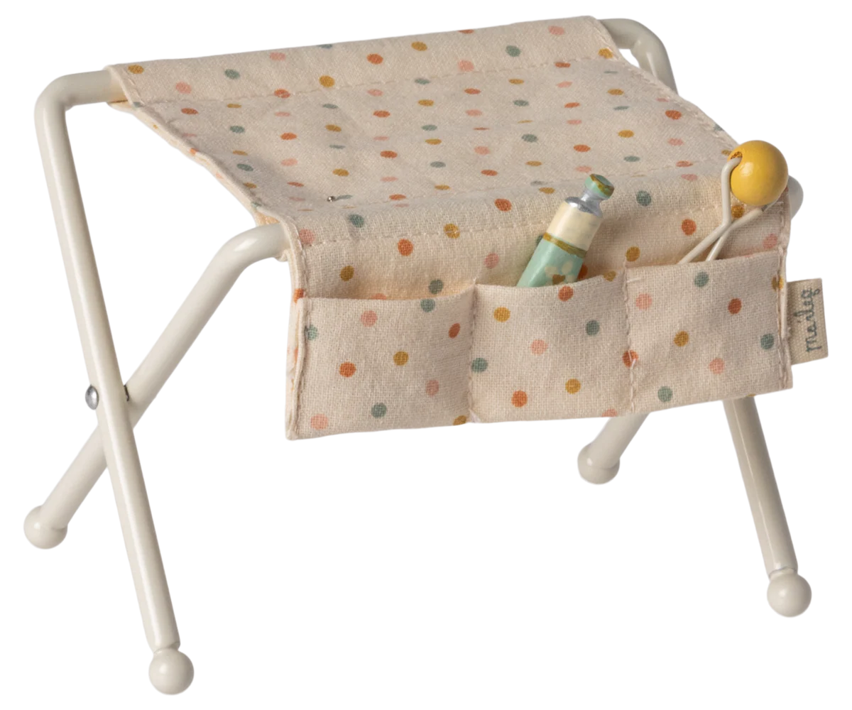 Maileg - Wickeltisch Babymaus weiß