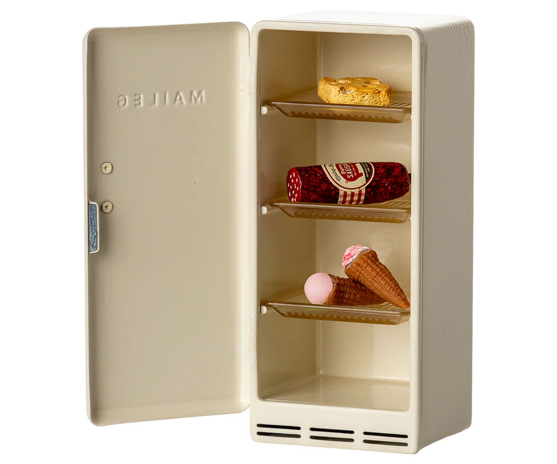 Maileg - Kühlschrank Maus creme