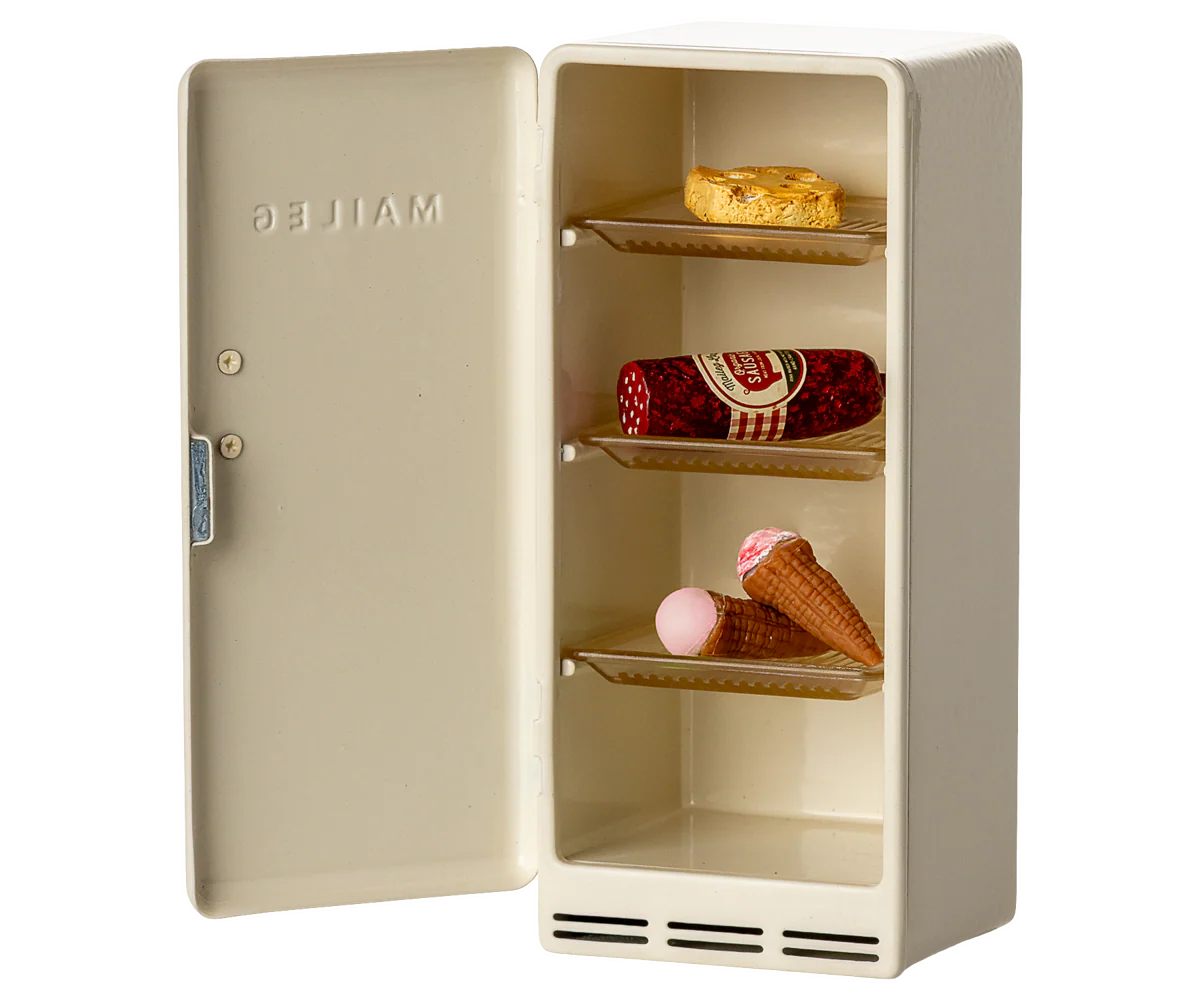Maileg - Kühlschrank Maus creme