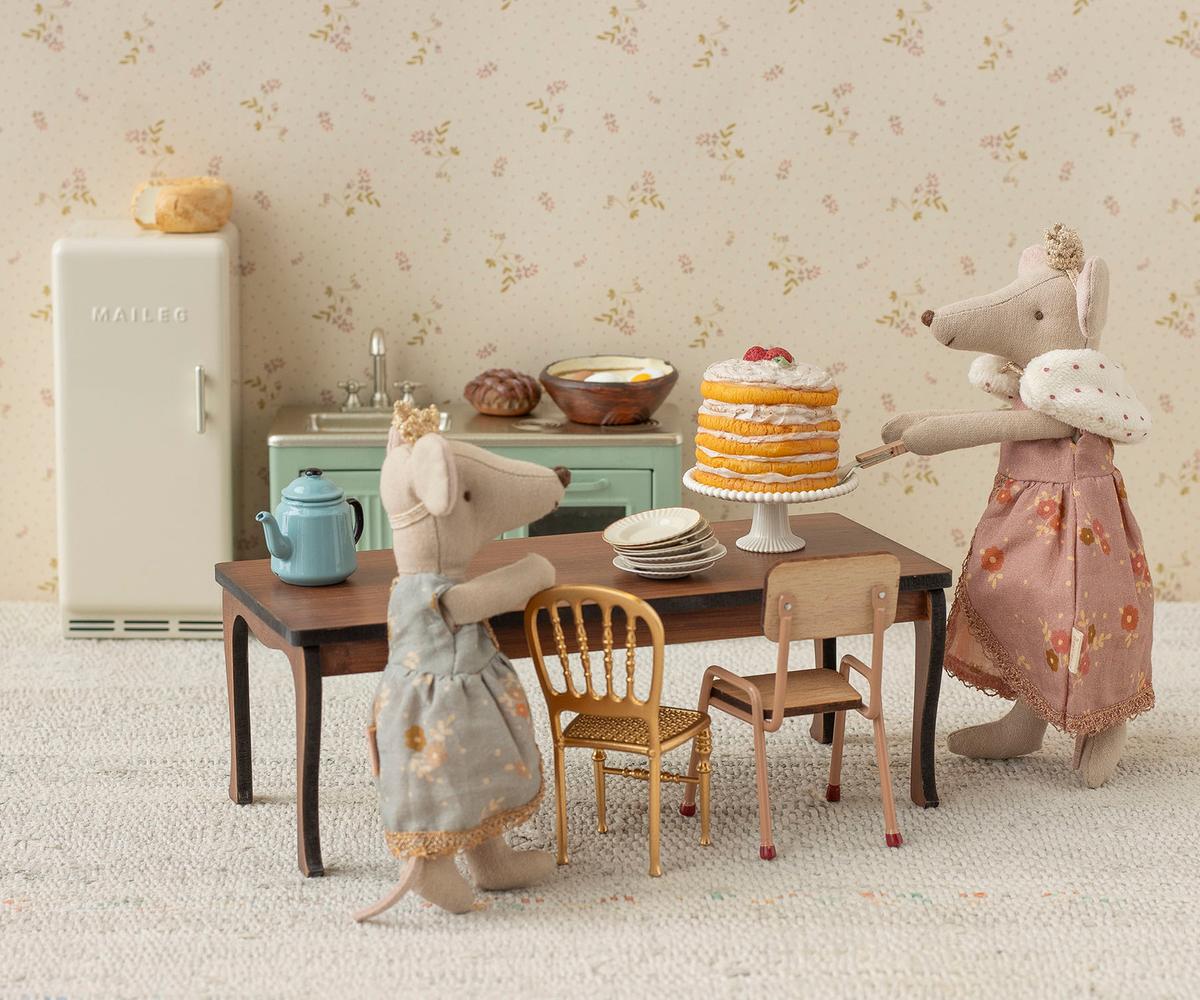 Maileg - Kühlschrank Maus creme