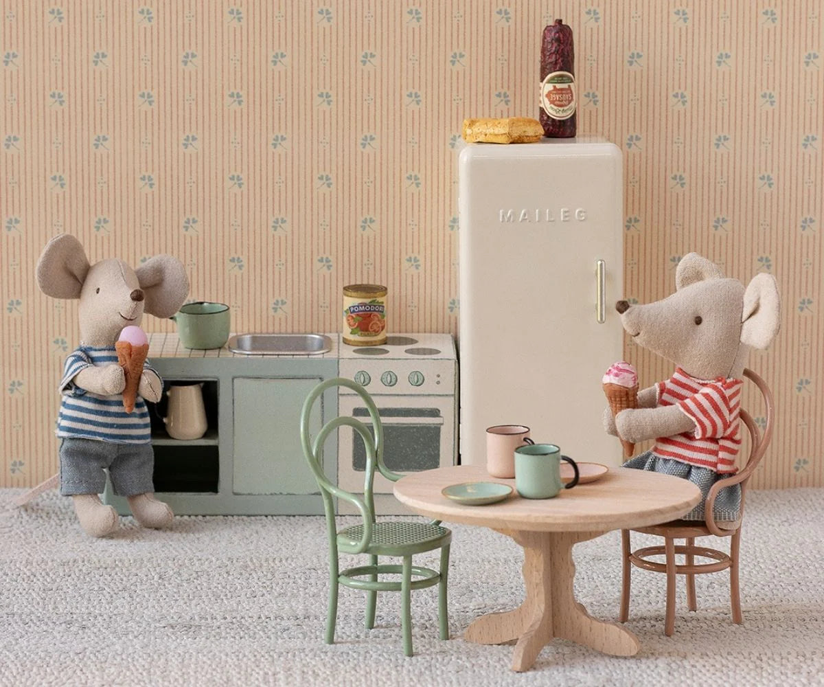 Maileg - Kühlschrank Maus creme