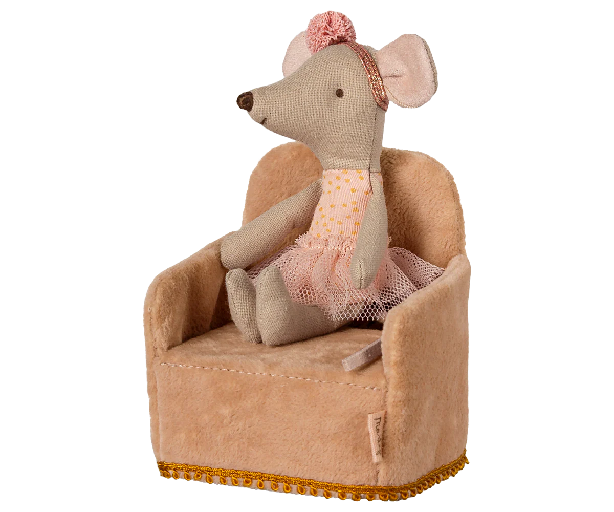 Maileg - Stuhl/ Sessel Maus rosa
