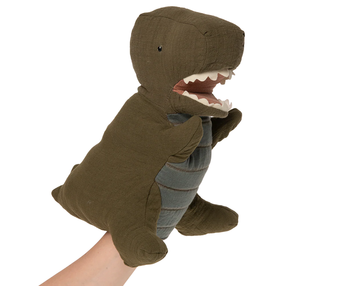 Maileg - Ganto-Rex Handpuppe grün