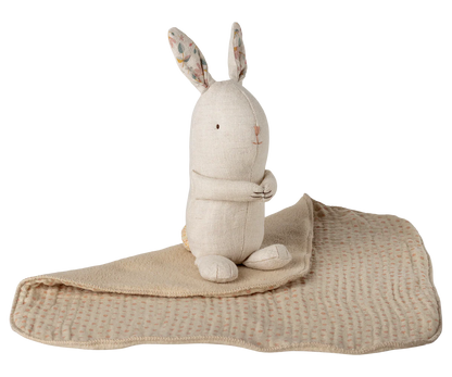 Maileg - Mini Hase natur mit Schmusetuch