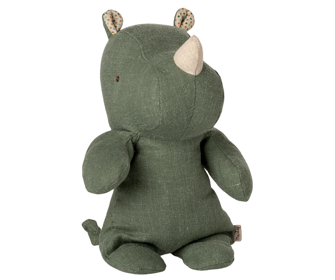 Maileg - Stofftier Nashorn klein grün