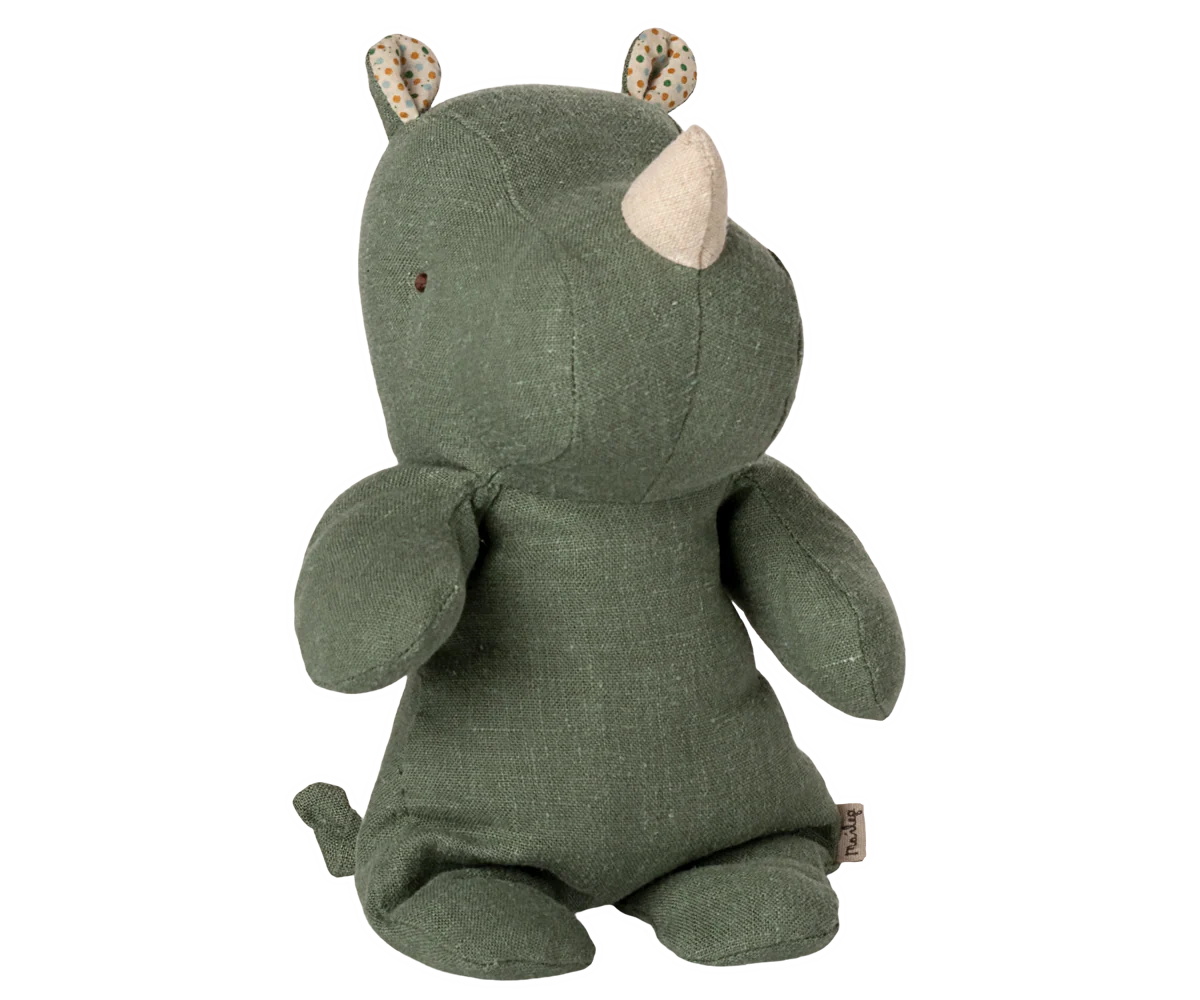 Maileg - Stofftier Nashorn klein grün