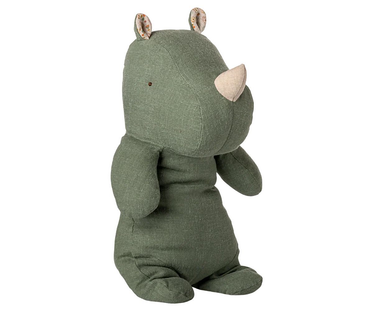 Maileg - Stofftier Nashorn medium grün