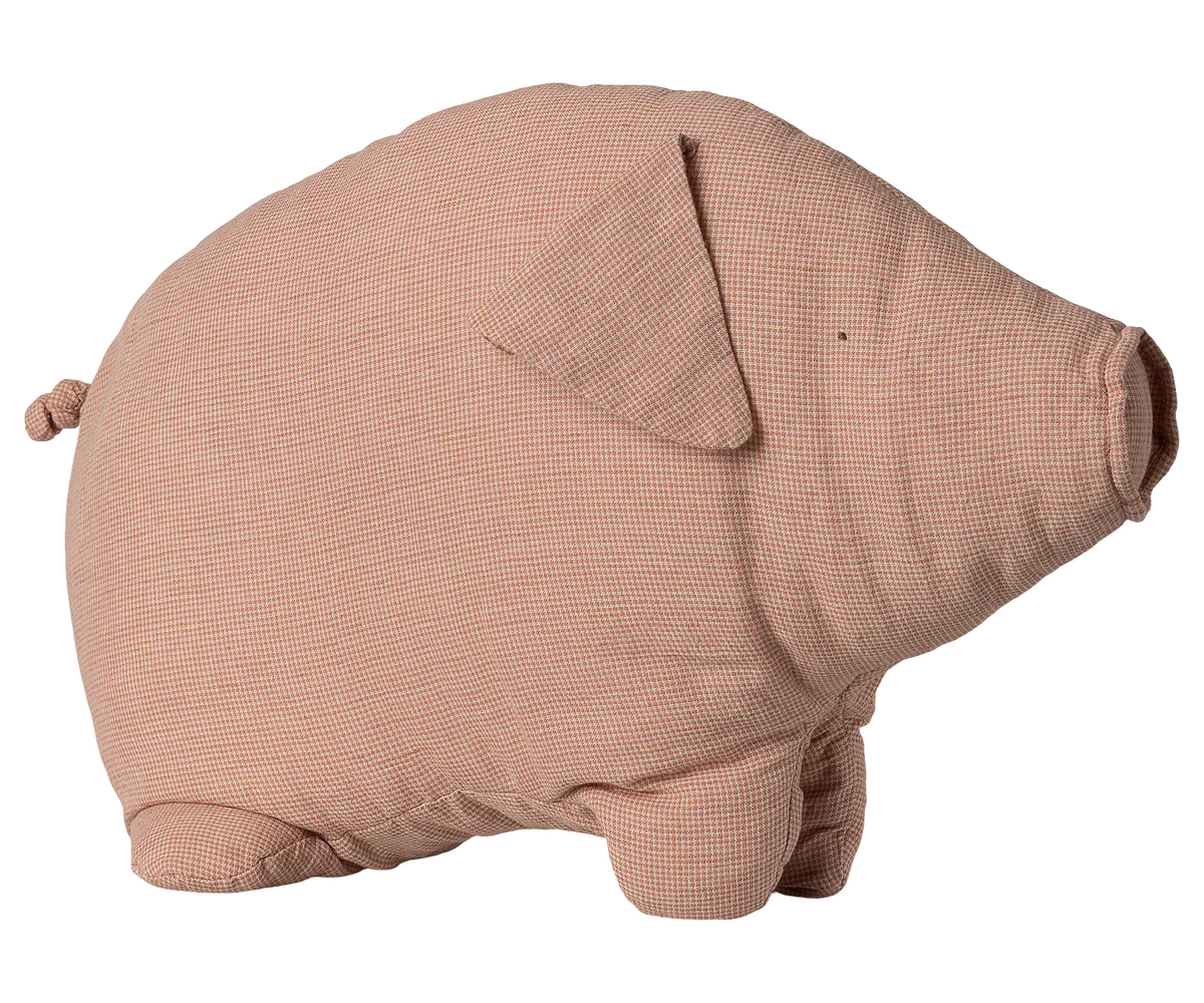 Maileg - Schwein groß Polly rosa aus Leinen