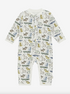 Feiner Langarmanzug mit Allover-Print für Mädchen und Jungen von Minymo.