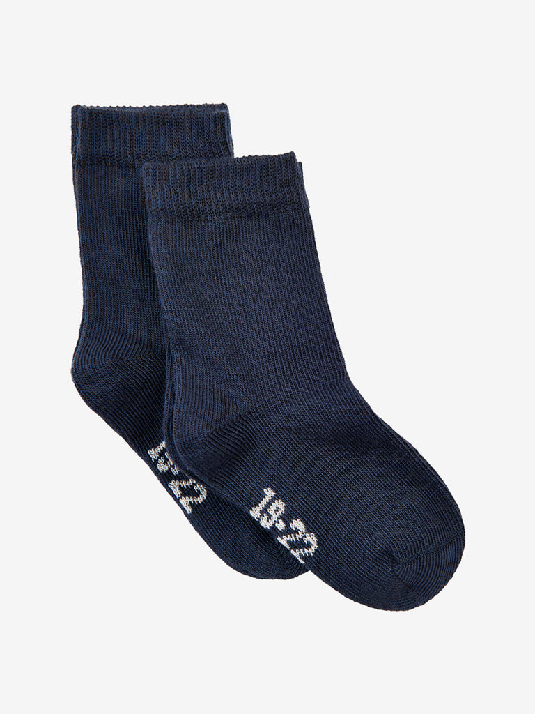 Minymo - 2er-Pack Socken Dunkelblau