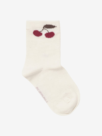 Minymo - 2er-Pack Socken Kirsche