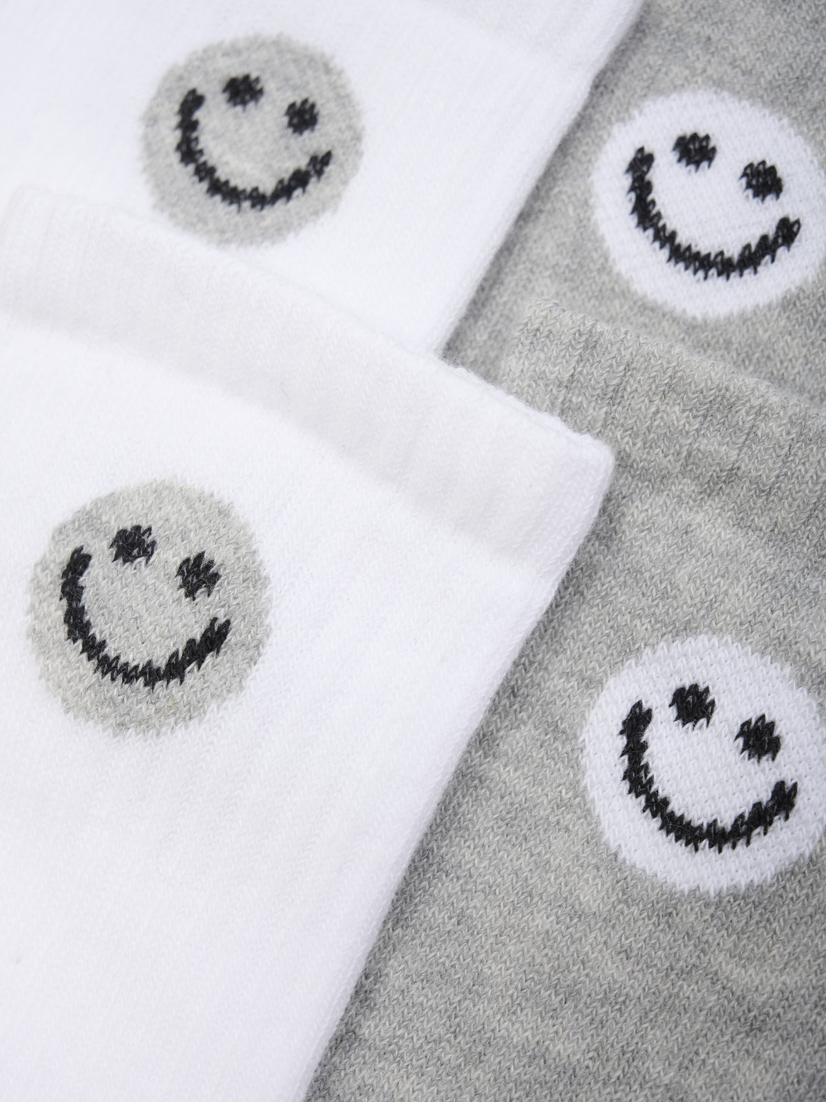 Minymo - 2er-Pack Tennis Socken Smiley