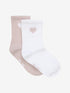 Minymo - 2er-Pack Tennis Socken Herz