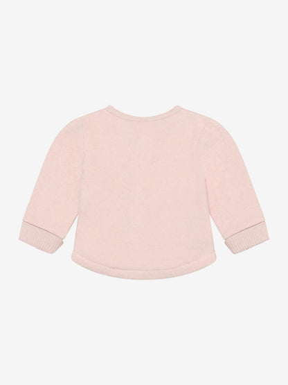 Minymo - Baby Fleecejacke rosa