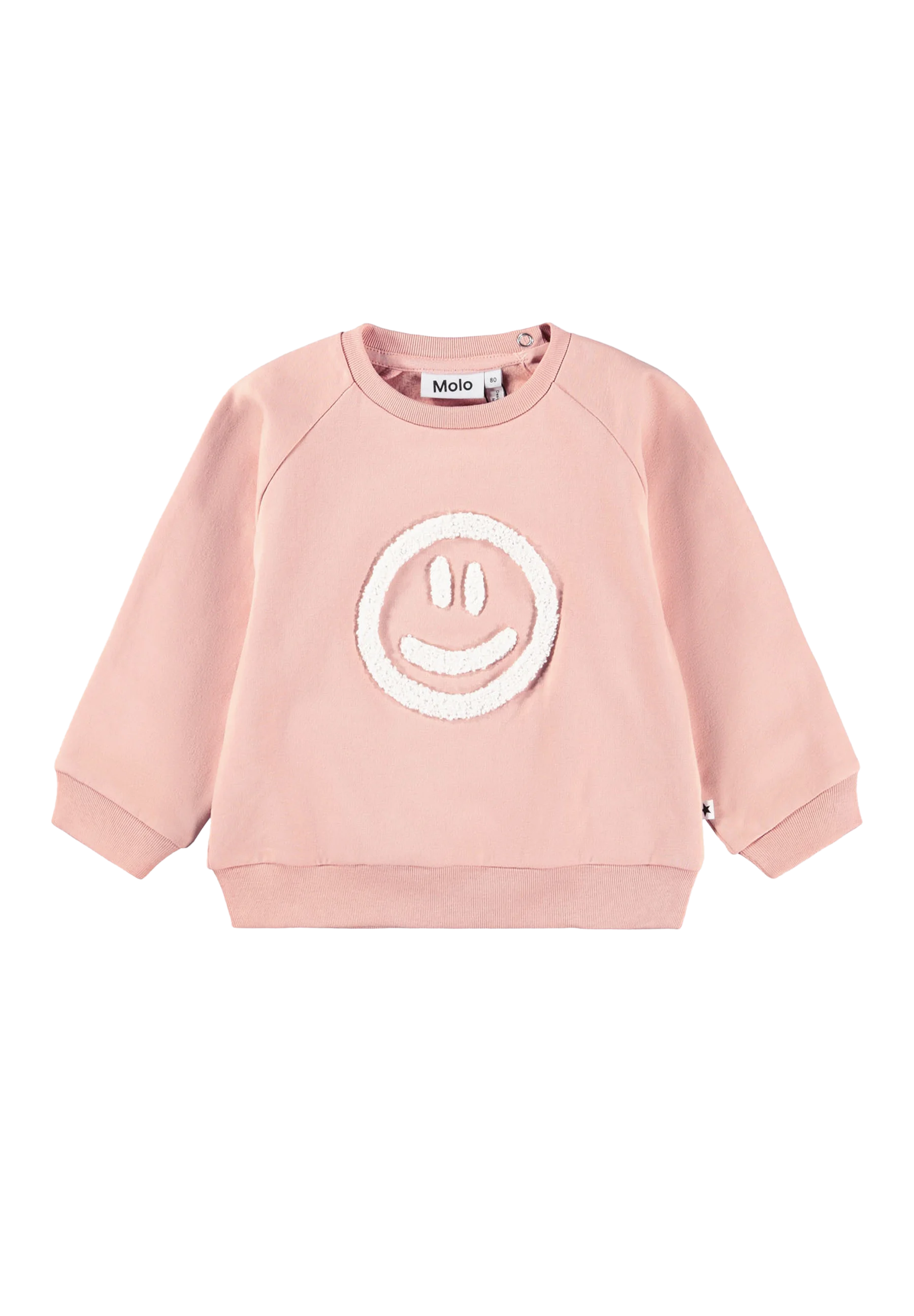 Molo - Baby Sweater Smiley rosa
