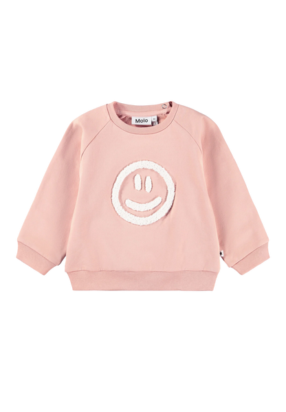 Molo - Baby Sweater Smiley rosa