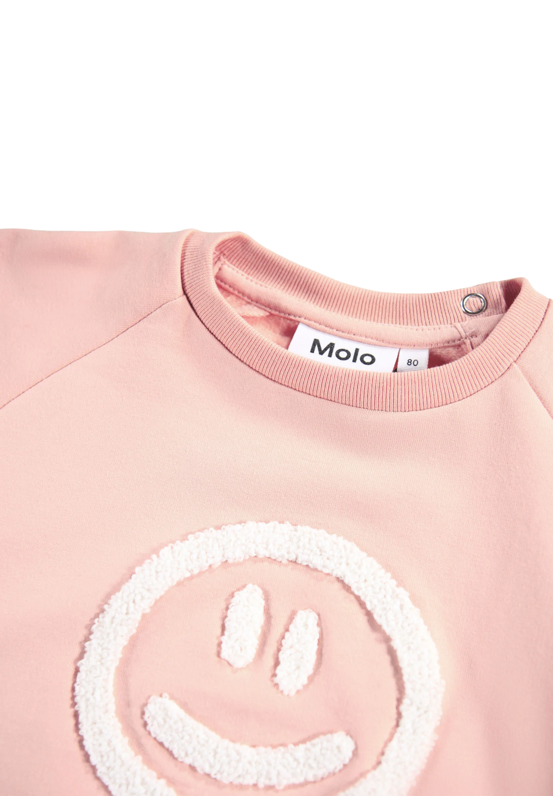 Molo - Baby Sweater Smiley rosa